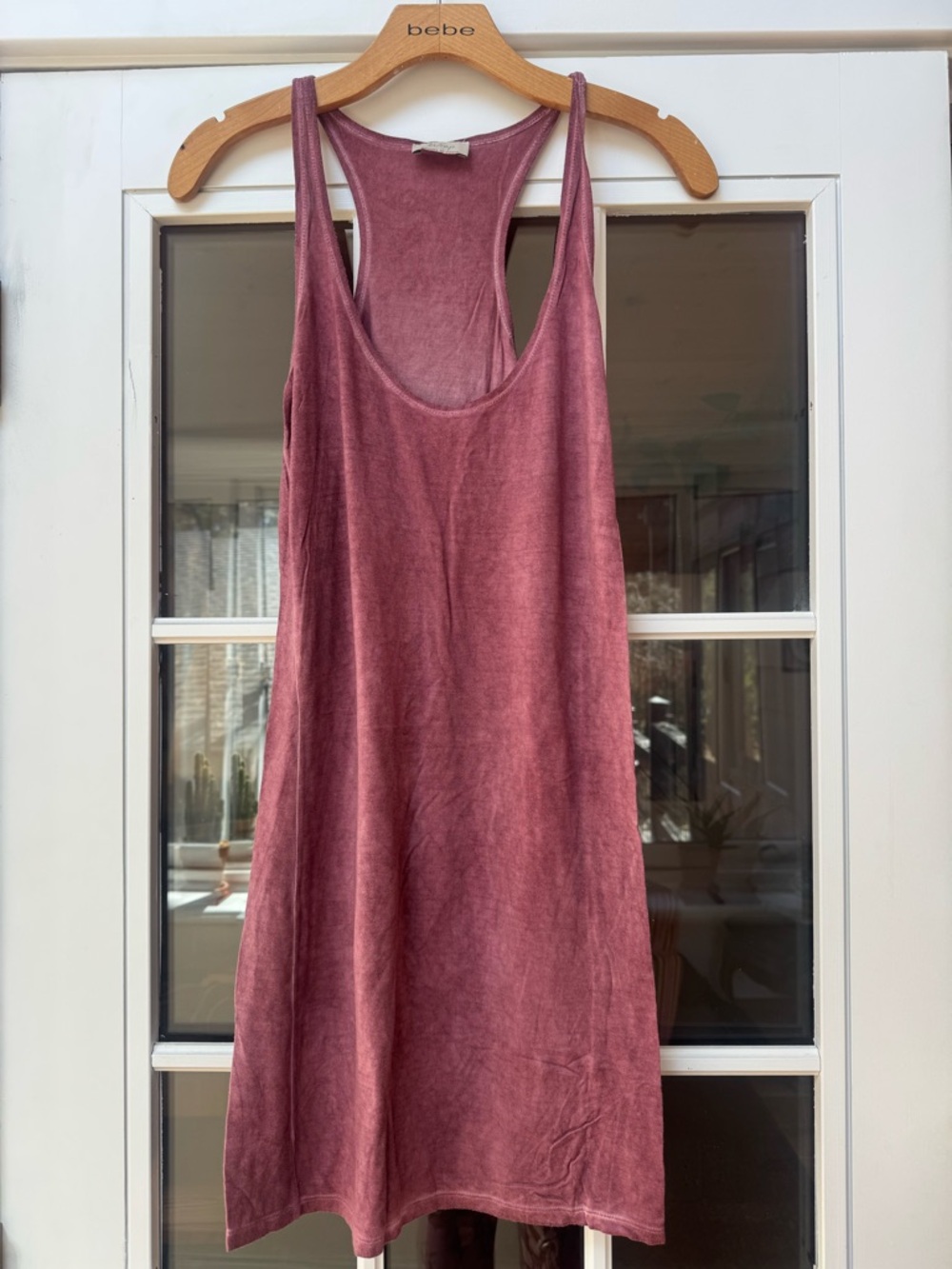 London Wrap. Women's Dusty Rose Racerback Tank Dress